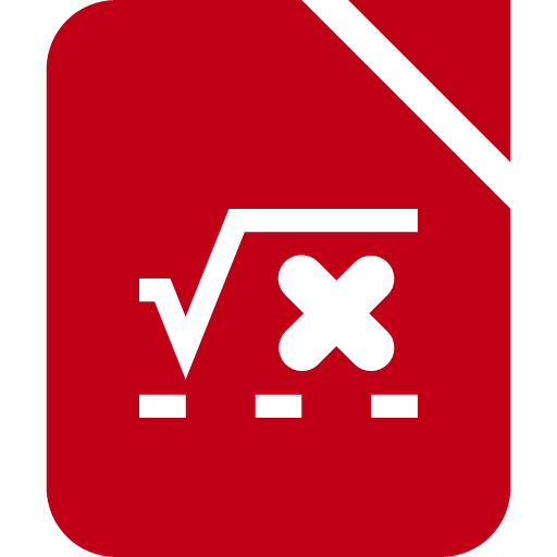 иконка libreoffice math, либреоффикемат, логотип, бренд,