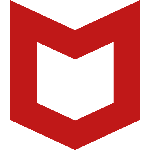 иконка mcafee, мкафи, логотип, бренд,