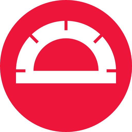 иконка protractor, протрактор, логотип, бренд,