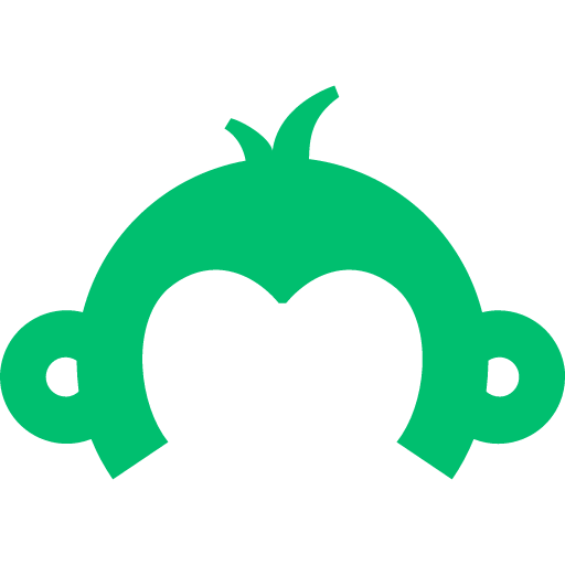 иконка surveymonkey, сурвеймонкей, логотип, бренд,