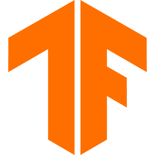 иконка tensorflow, тенсорфлов, логотип, бренд,