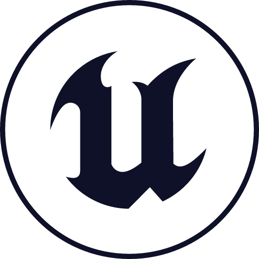 иконка unreal engine, унреаленгине, логотип, бренд,