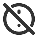иконка alert circle off, alert, предупреждение, circle, off