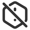иконки alert hexagon off, alert, предупреждение, hexagon, off