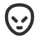 иконка alien, инопланетянин