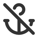 иконки anchor off, anchor, якорь, off