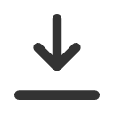 иконки arrow bar to down, arrow, стрелка, bar, to, down