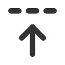 иконка arrow bar to up dashed, arrow, стрелка, bar, to, up, стрелка вверх, dashed