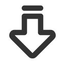 иконки arrow big down, arrow, стрелка, big, down