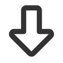 иконки arrow big down, arrow, стрелка, big, down
