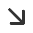 иконки arrow down right, arrow, стрелка, down, right
