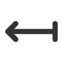 иконки arrow left bar, arrow, стрелка, left, bar