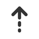 иконки arrow narrow up dashed, arrow, стрелка, narrow, up, стрелка вверх, dashed