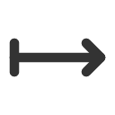 иконки arrow right bar, arrow, стрелка, right, bar