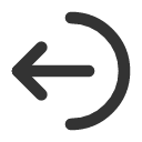 иконка arrow right from arc, arrow, стрелка, right, from, arc