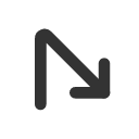 иконки arrow sharp turn right, arrow, стрелка, sharp, turn, вращать, right