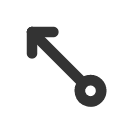 иконки arrow up left circle, arrow, стрелка, up, стрелка вверх, left, circle