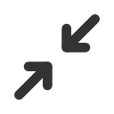иконки arrows diagonal minimize 2, arrows, diagonal, minimize, свернуть