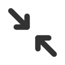 иконки arrows diagonal minimize, arrows, diagonal, minimize, свернуть