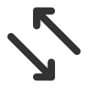 иконка arrows double se nw, arrows, double, se, nw