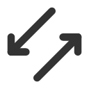 иконка arrows double sw ne, arrows, double, sw, ne