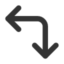 иконки arrows left down, arrows, left, стрелка, down