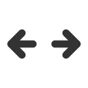 иконка arrows move horizontal, arrows, move, курсор, horizontal, документ