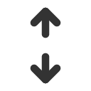 иконка arrows move vertical, arrows, move, курсор, vertical