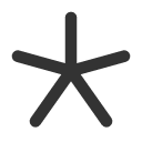 иконки asterisk simple, asterisk, звездочка, simple