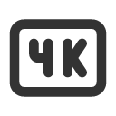 иконки badge 4k, badge, бейдж, 4k