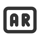иконка badge ar, badge, бейдж, ar