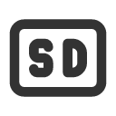 иконка badge sd, badge, бейдж, sd