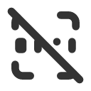 иконка barcode off, barcode, штрих код, off