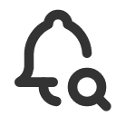 иконка bell search, bell, колокольчик, search, поиск