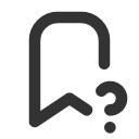 иконки bookmark question, bookmark, закладка, question, вопрос