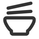 иконки bowl chopsticks, bowl, chopsticks