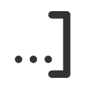 иконки brackets contain end, brackets, contain, end