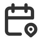 иконка calendar pin, calendar, календарь, pin, кнопка