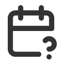 иконка calendar question, calendar, календарь, question, вопрос