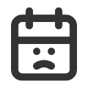иконка calendar sad, calendar, календарь, sad, грустный