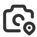 иконка camera pin, camera, фотоаппарат, pin, кнопка