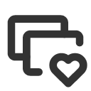 иконки cash heart, cash, кассовый аппарат, heart, сердце