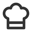иконка chef hat, chef, повар, hat, шляпа