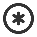 иконки circle asterisk, circle, asterisk, звездочка