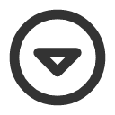 иконки circle caret down, circle, caret, down, стрелка