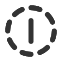 иконки circle dashed letter i, circle, dashed, letter, почта