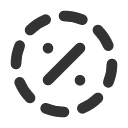 иконки circle dashed percentage, circle, dashed, percentage