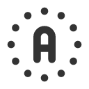 иконки circle dotted letter a, circle, dotted, letter, почта
