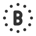 иконки circle dotted letter b, circle, dotted, letter, почта