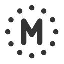 иконка circle dotted letter m, circle, dotted, letter, почта